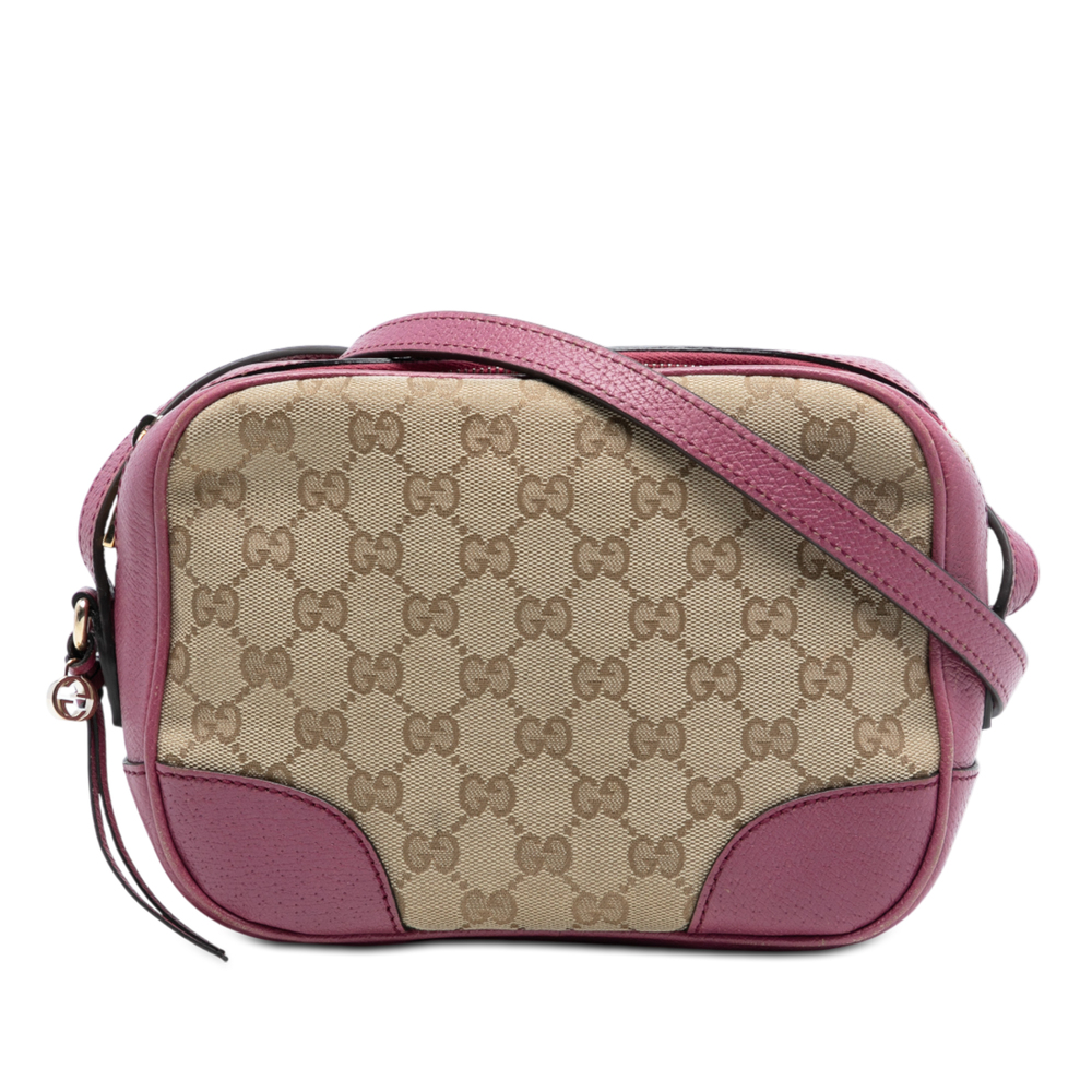 Pre-Loved Gucci GG Canvas Bree Crossbody